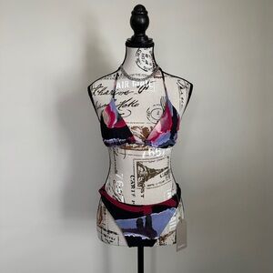 Meshki ‘brianna’ bikini top + cheeky cut bottom swim set